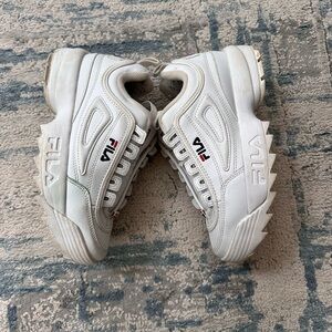 Womens Fila Disruptor Platform Wedge Athletic Shoe